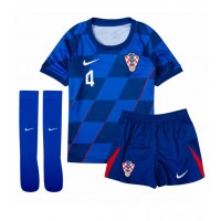 Croatia Josko Gvardiol #4 Replica Away Minikit Euro 2024 Short Sleeve (+ pants)